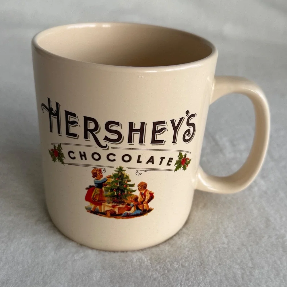 Galerie Hershey's‎ Chocolate Christmas Over Sized Large Collectible Ceramic Mug